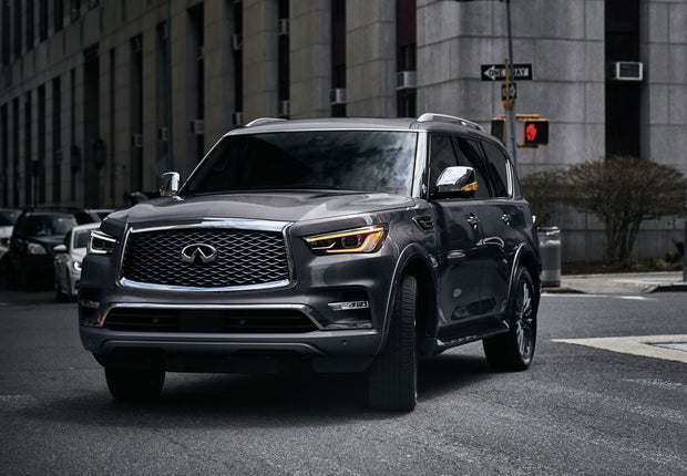 2023 INFINITI QX80 Key Features - HYDRAULIC BODY MOTION CONTROL SYSTEM | Crossroads INFINITI of Wilmington in Wilmington NC
