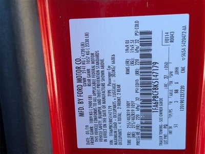 2019 Ford Mustang GT Premium