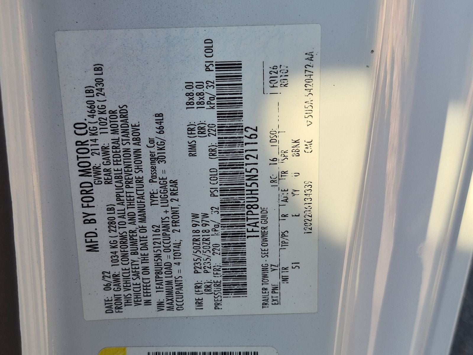 2022 Ford Mustang EcoBoost Premium