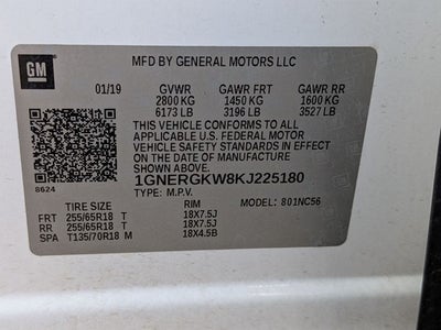 2019 Chevrolet Traverse LT Cloth w/1LT