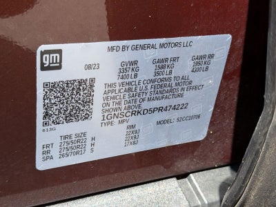 2023 Chevrolet Tahoe RST