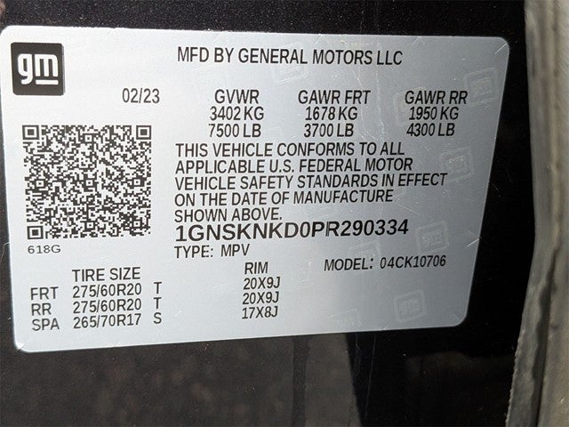 2023 Chevrolet Tahoe LT