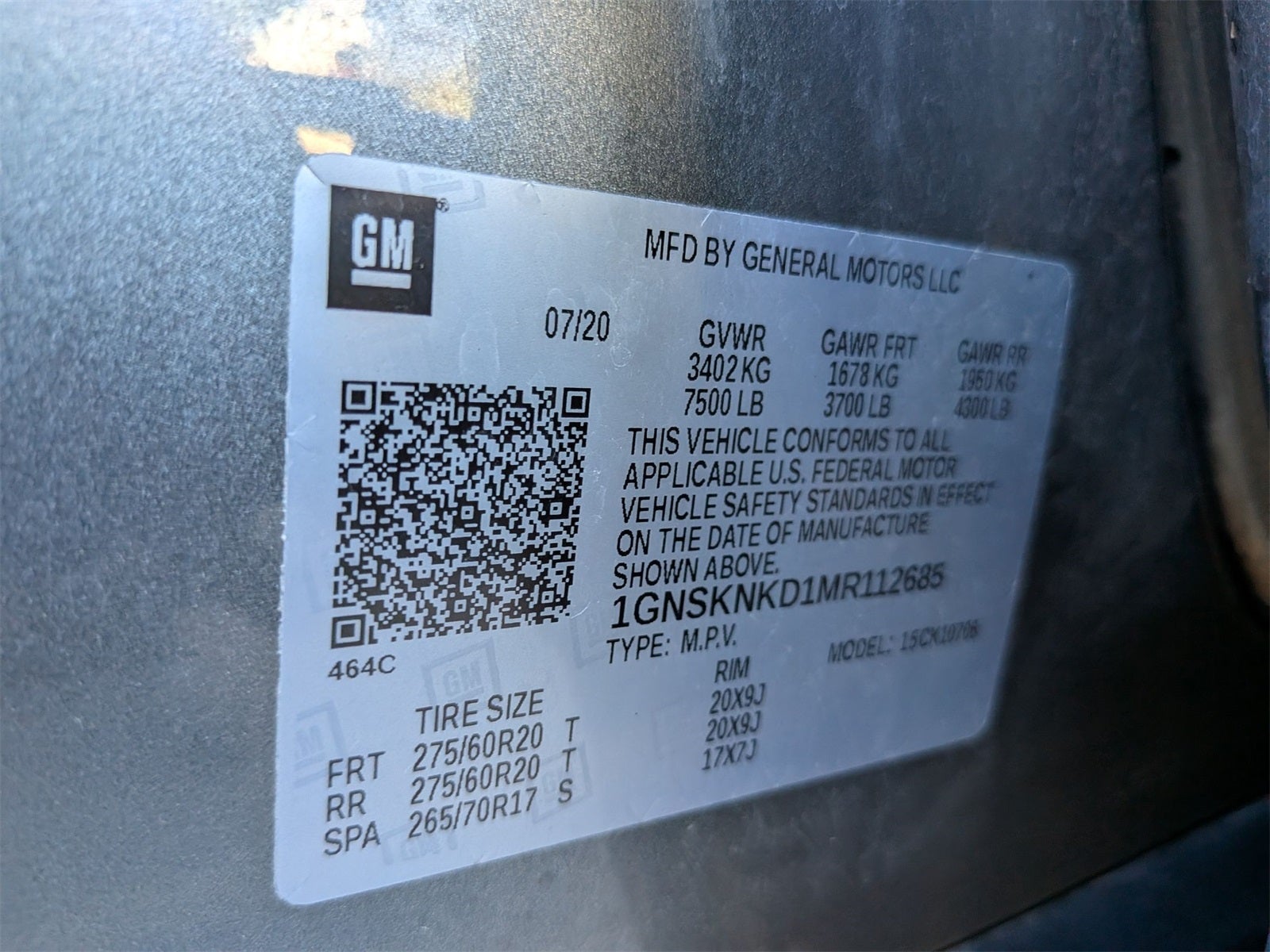 2021 Chevrolet Tahoe LT