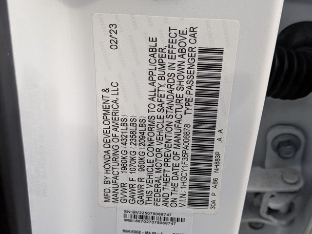 2023 Honda Accord EX