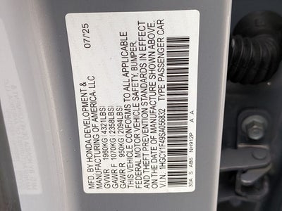 2025 Honda Accord SE