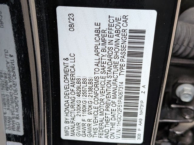 2023 Honda Accord Hybrid Sport