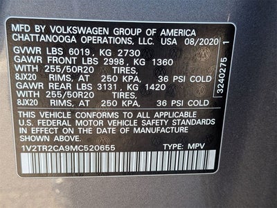 2021 Volkswagen Atlas SEL Premium