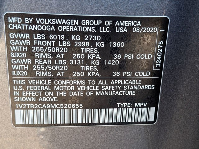 2021 Volkswagen Atlas SEL Premium