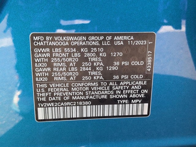 2024 Volkswagen Atlas Cross Sport 2.0T SE w/Technology