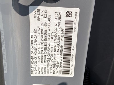 2026 Honda CR-V EX