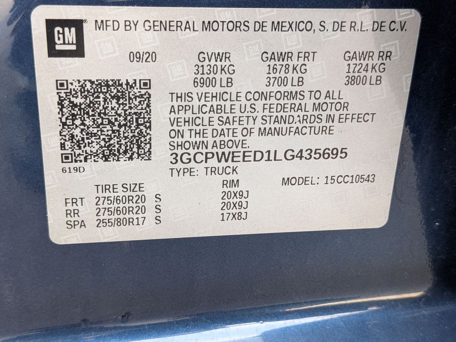 2020 Chevrolet Silverado 1500 LTZ