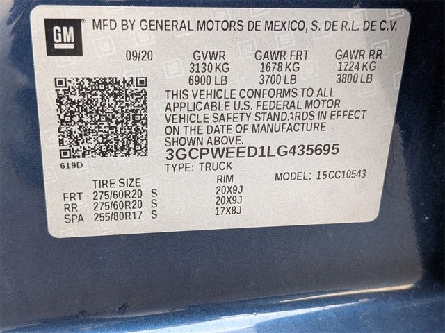 2020 Chevrolet Silverado 1500 LTZ