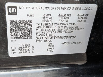 2021 GMC Sierra 1500 Elevation