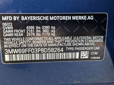 2023 BMW 3 Series 330i