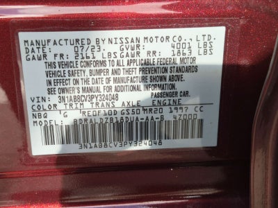 2023 Nissan Sentra SV