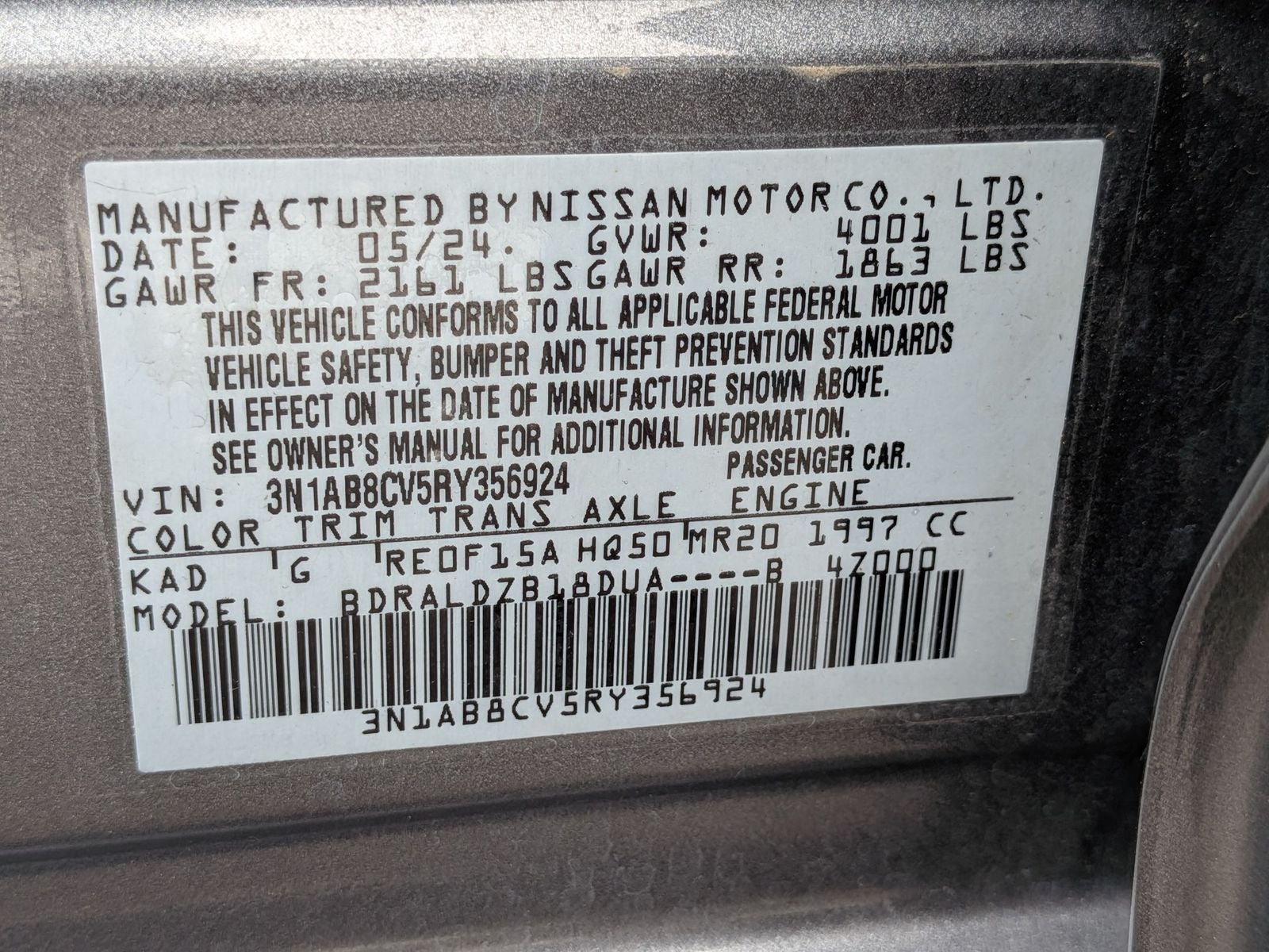2024 Nissan Sentra SV