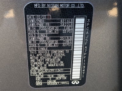 2023 INFINITI QX50 SPORT