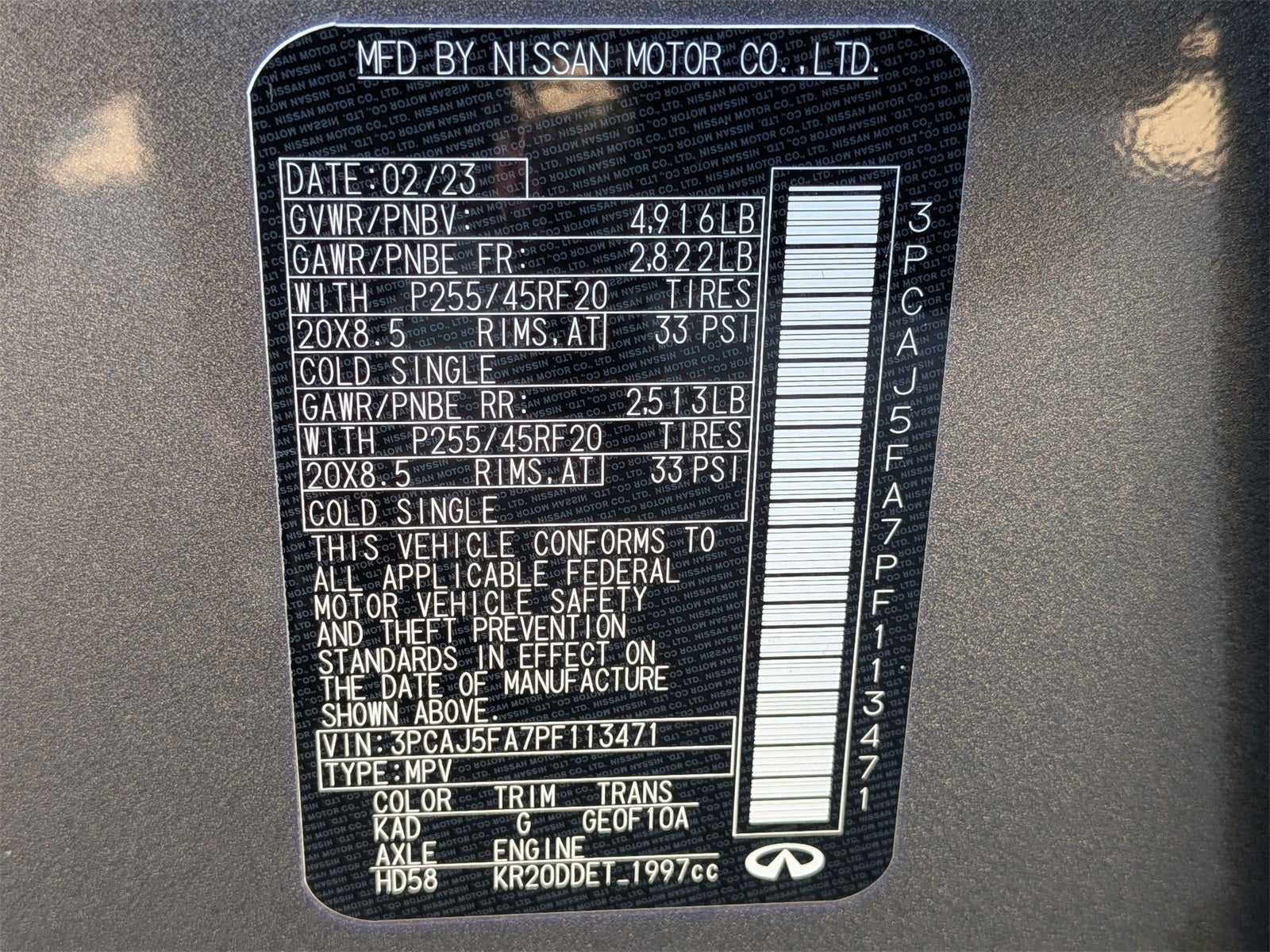 2023 INFINITI QX50 SPORT