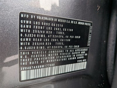 2022 Volkswagen Tiguan 2.0T SEL R-Line