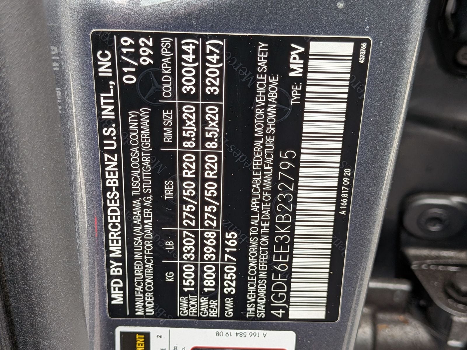 2019 Mercedes-Benz GLS GLS 450 4MATIC®