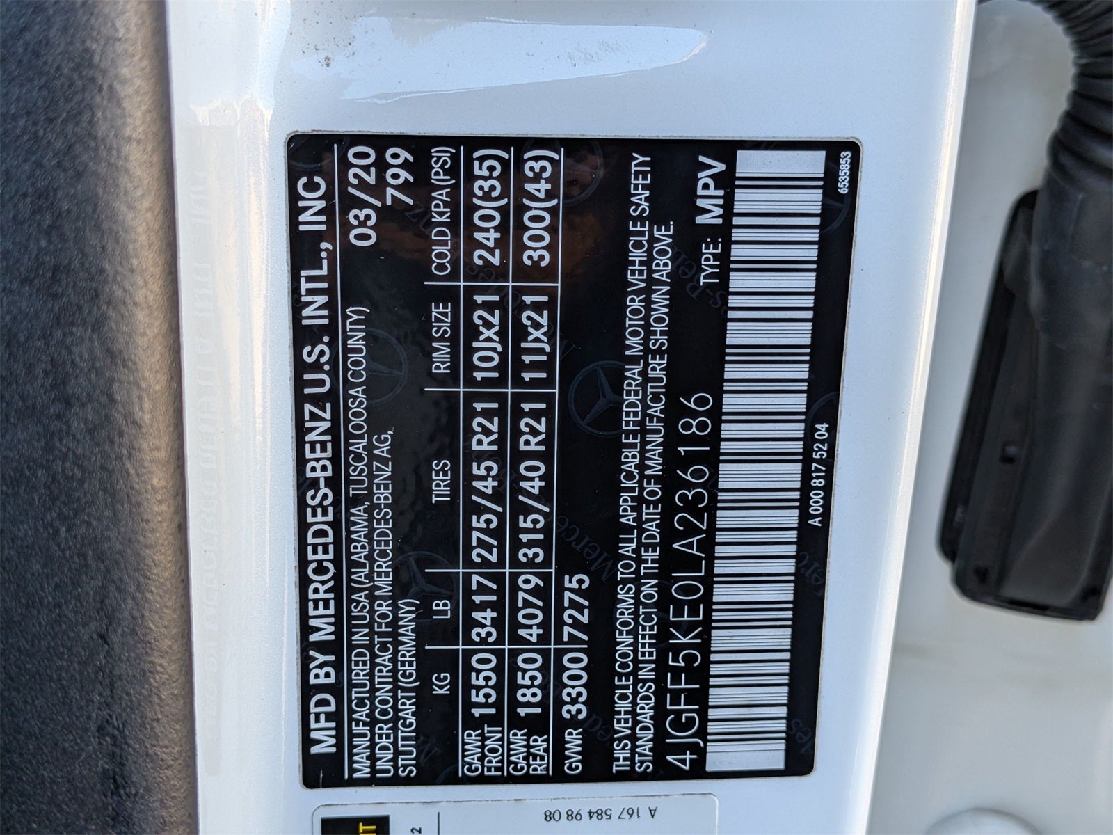 2020 Mercedes-Benz GLS GLS 450 4MATIC®