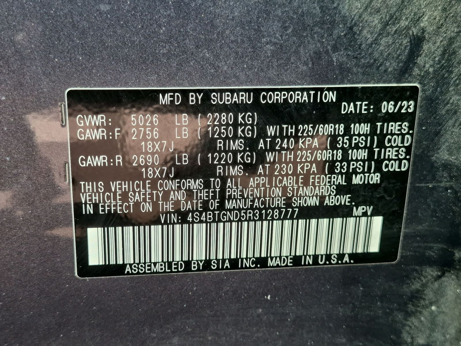 2024 Subaru Outback Limited XT