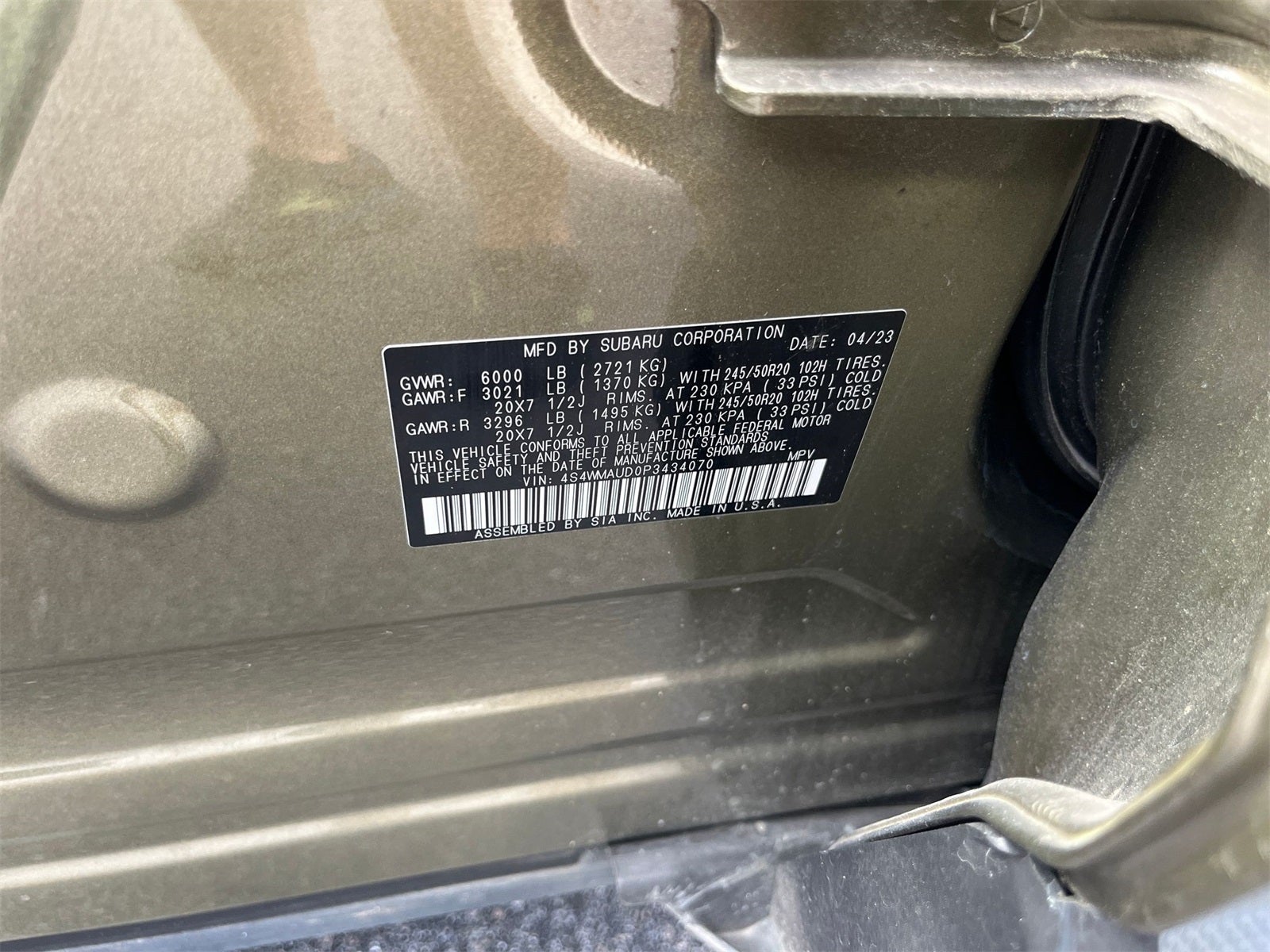 2023 Subaru Ascent Limited