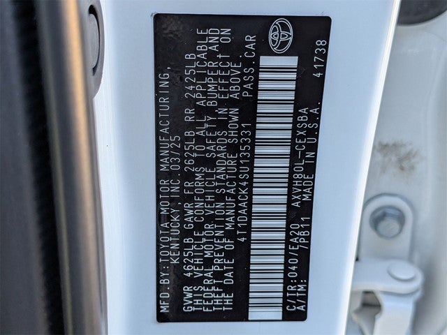 2025 Toyota Camry SE