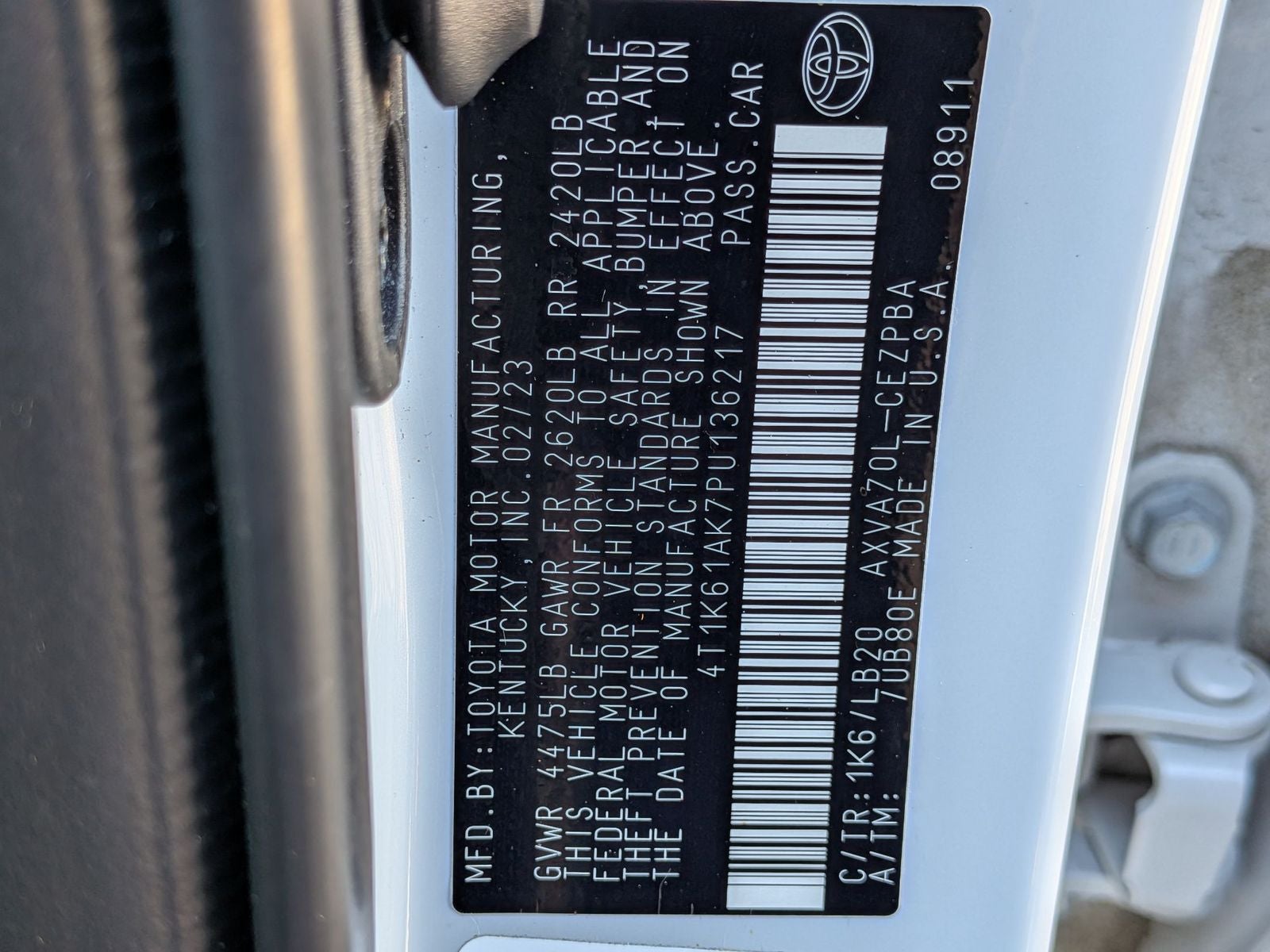 2023 Toyota Camry XSE