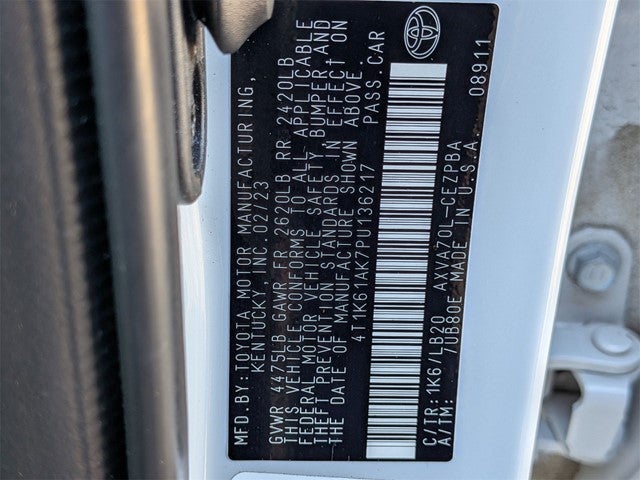 2023 Toyota Camry XSE