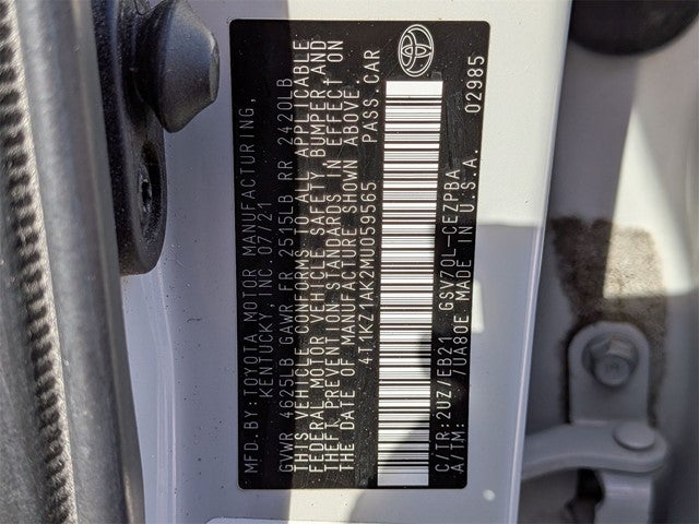 2021 Toyota Camry TRD V6