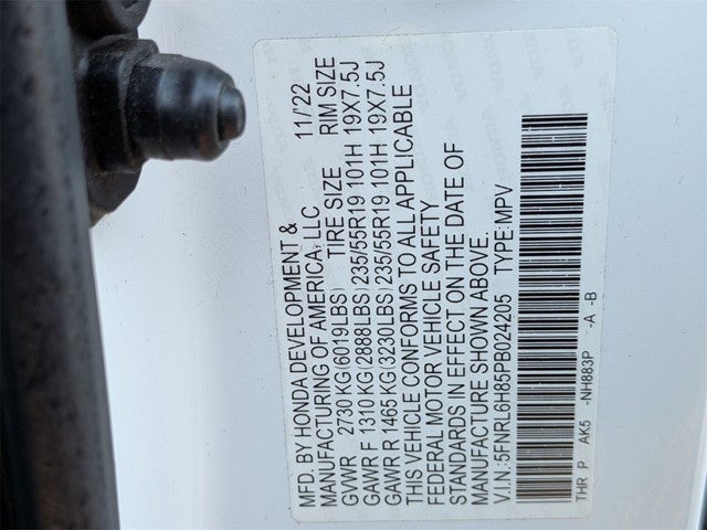 2023 Honda Odyssey Touring