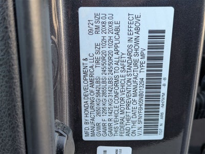 2022 Honda Pilot Elite