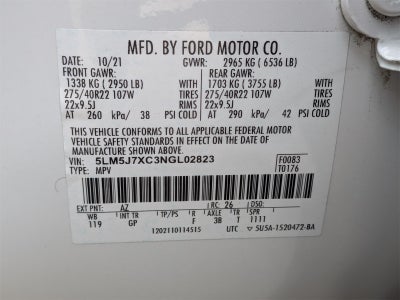 2022 Lincoln Aviator Reserve