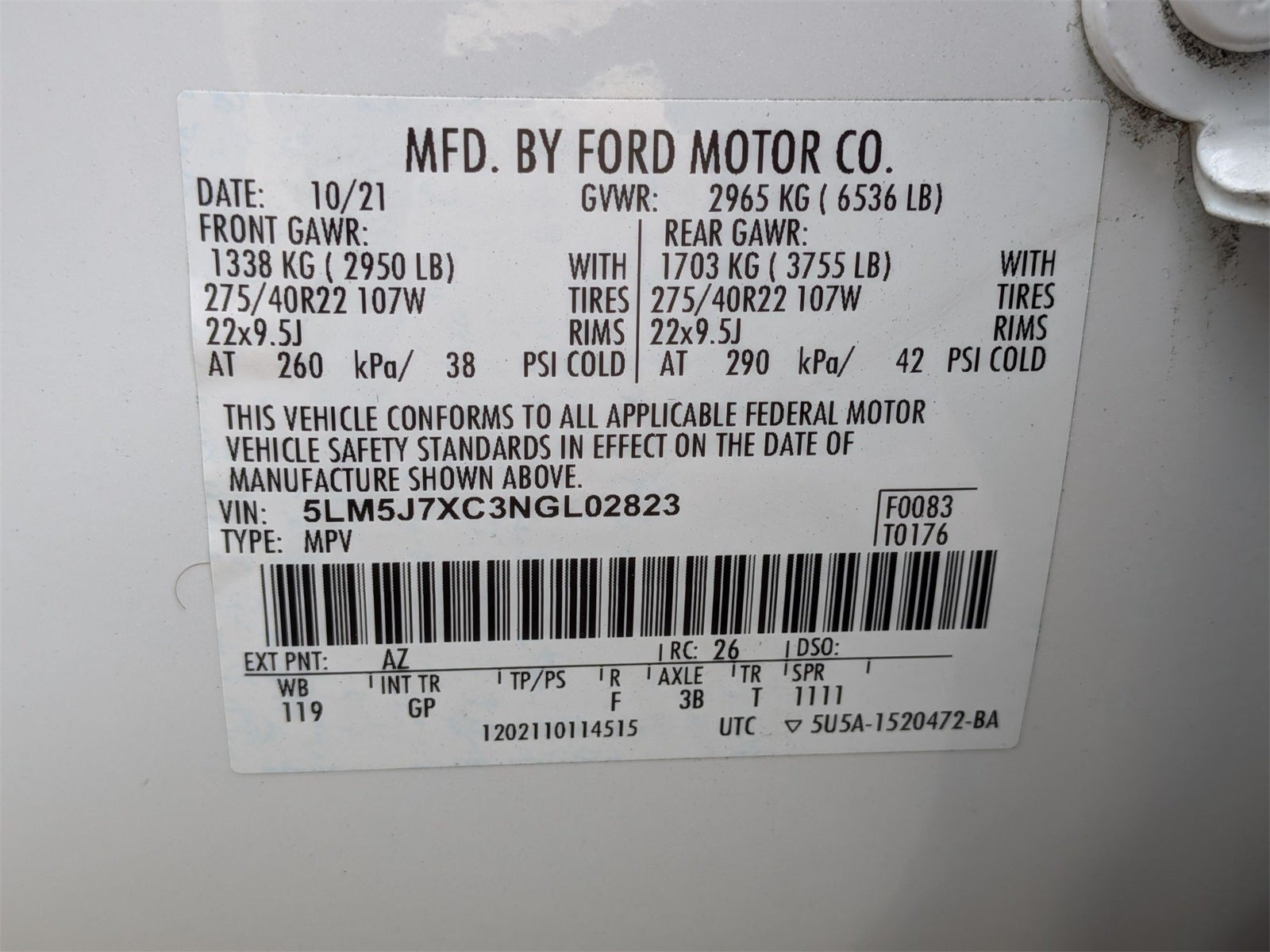 2022 Lincoln Aviator Reserve