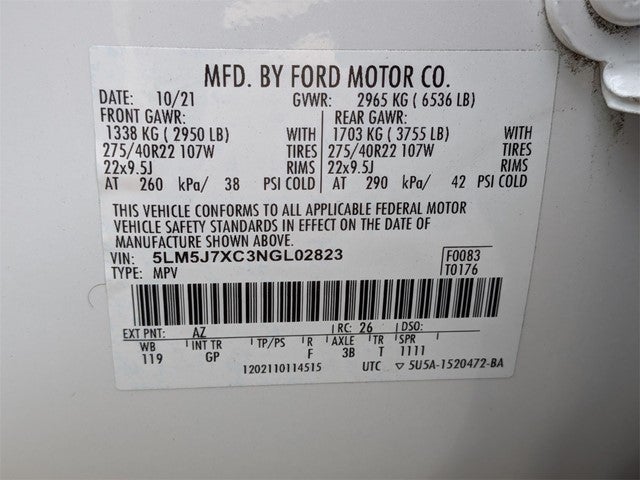 2022 Lincoln Aviator Reserve