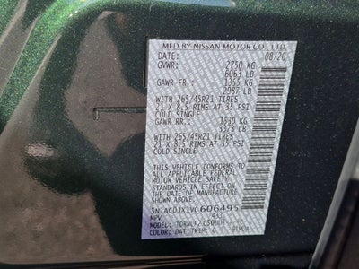 2027 INFINITI QX65 AUTOGRAPH