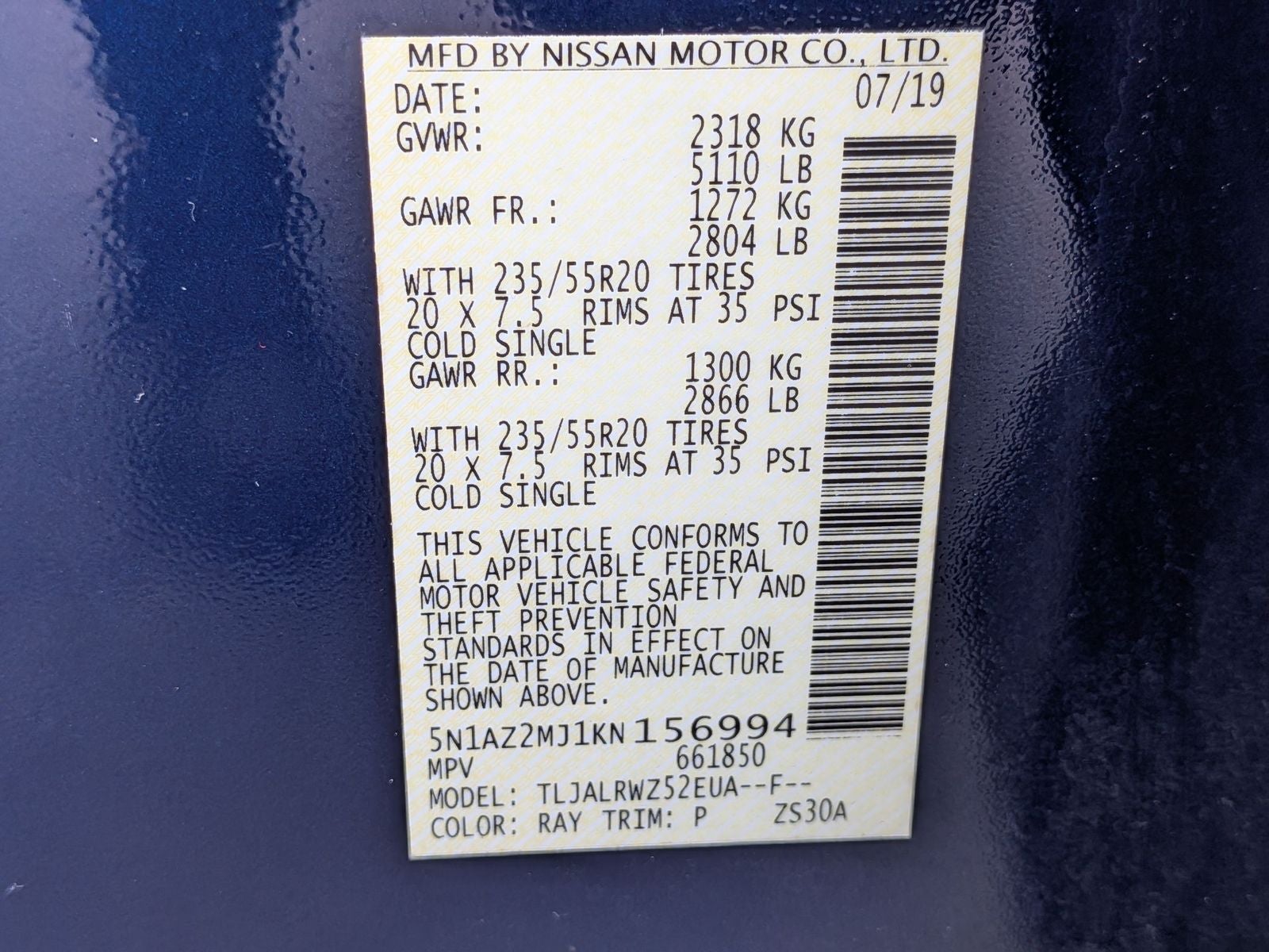 2019 Nissan Murano SL