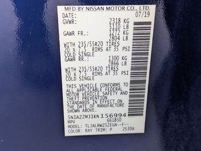 2019 Nissan Murano SL