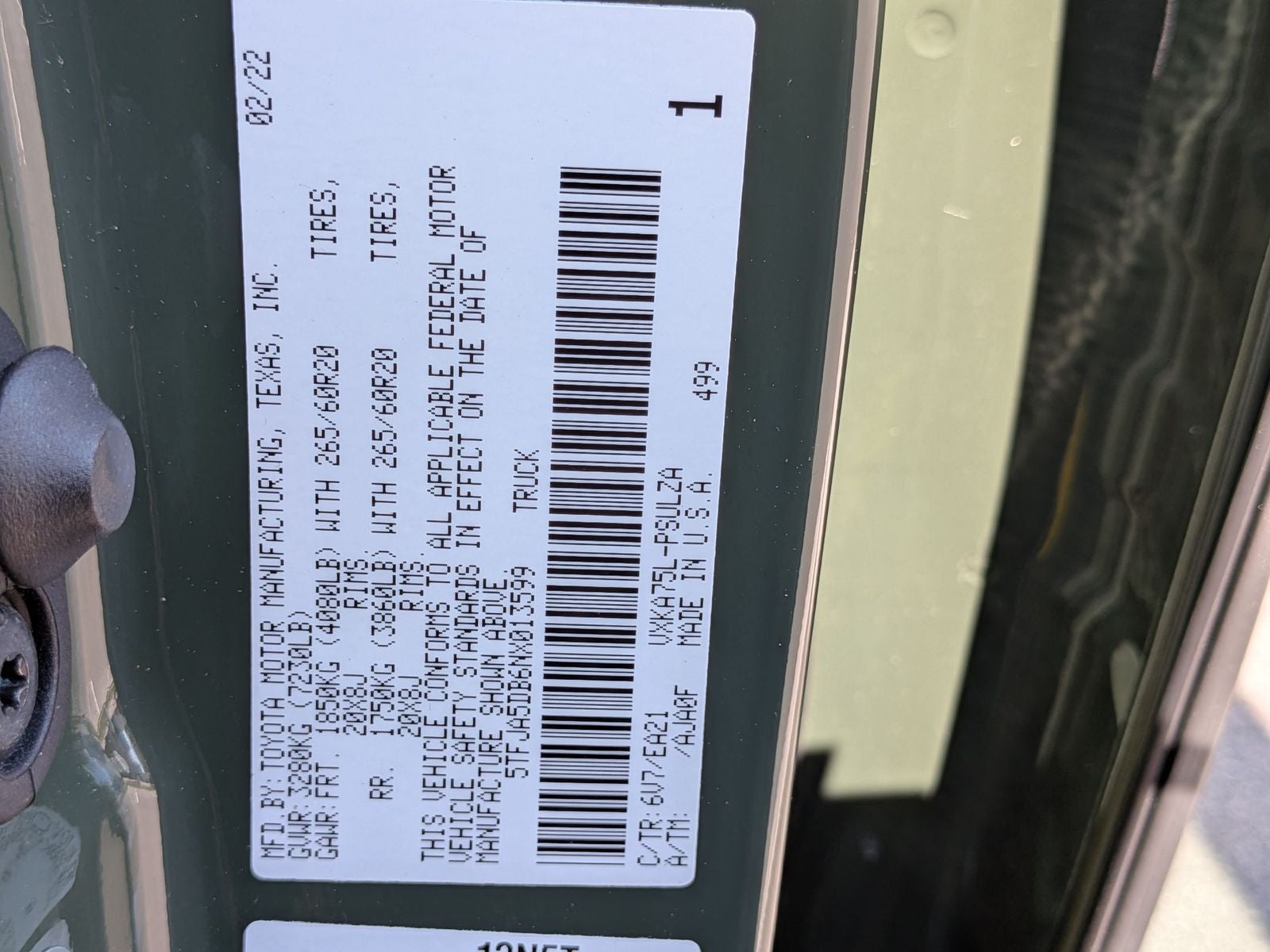 2022 Toyota Tundra Limited