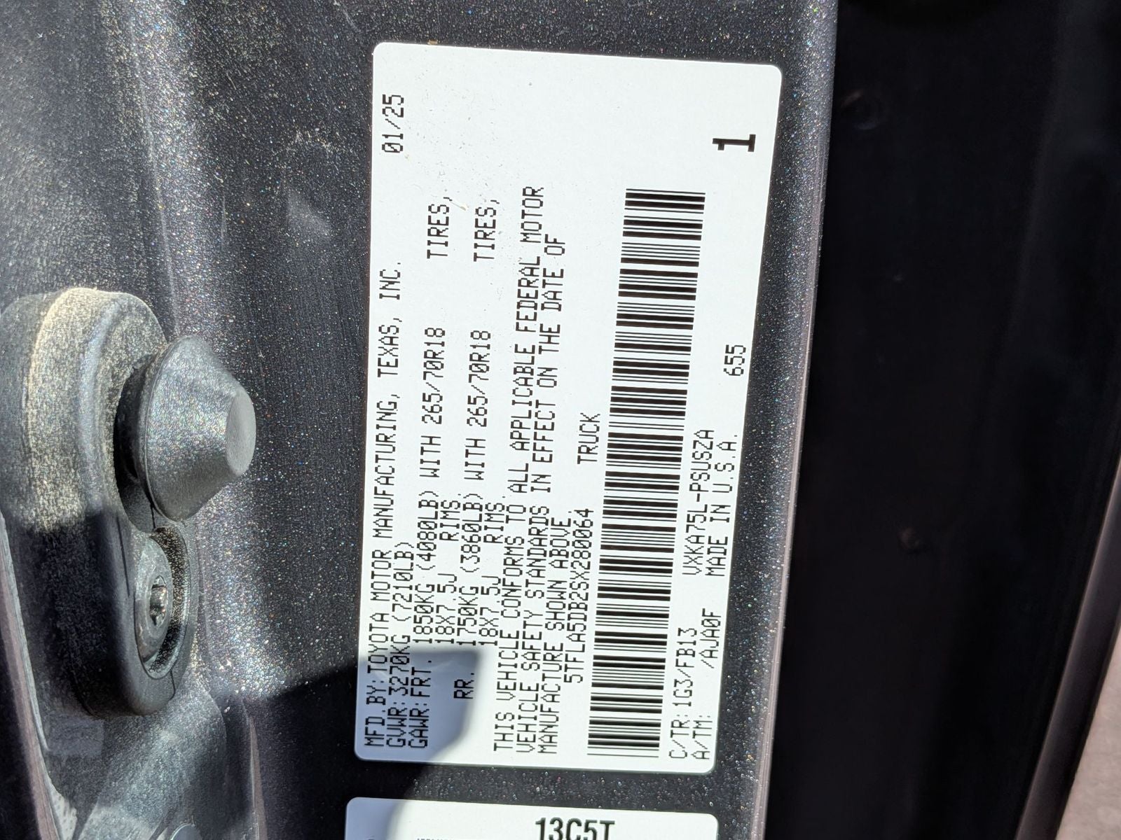 2025 Toyota Tundra SR5