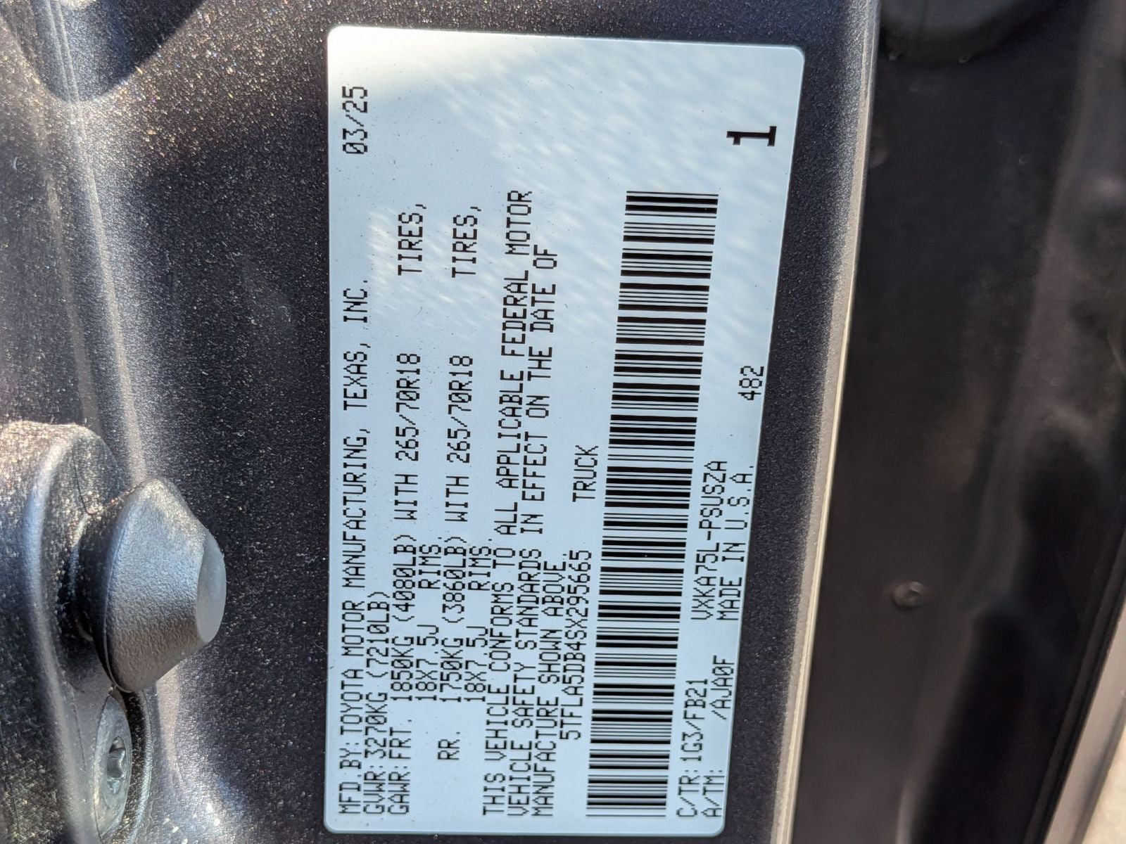 2025 Toyota Tundra SR5