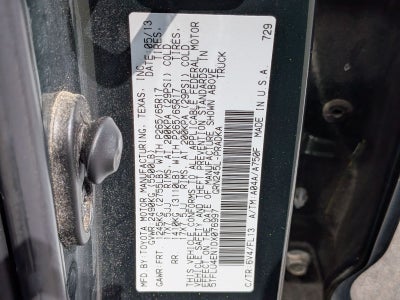 2013 Toyota Tacoma Base V6