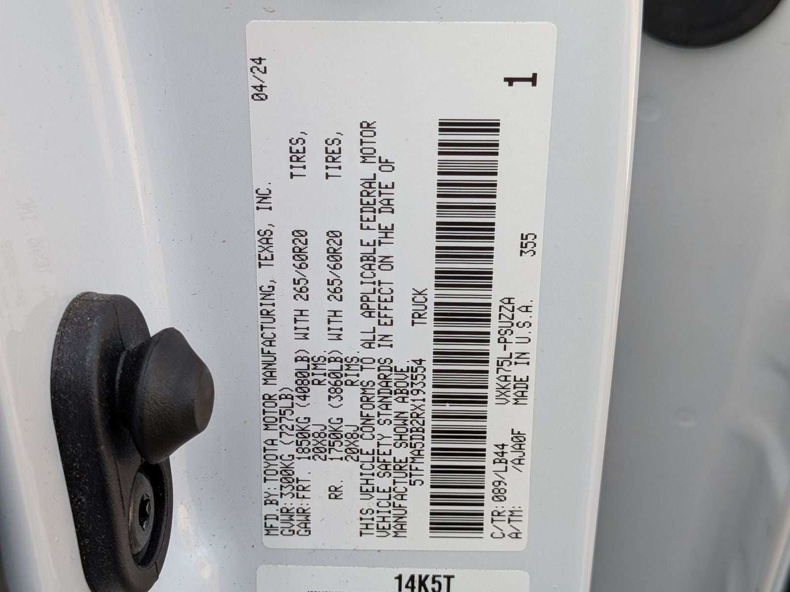 2024 Toyota Tundra 1794