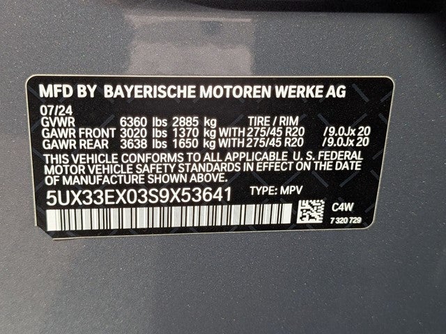 2025 BMW X6 xDrive40i