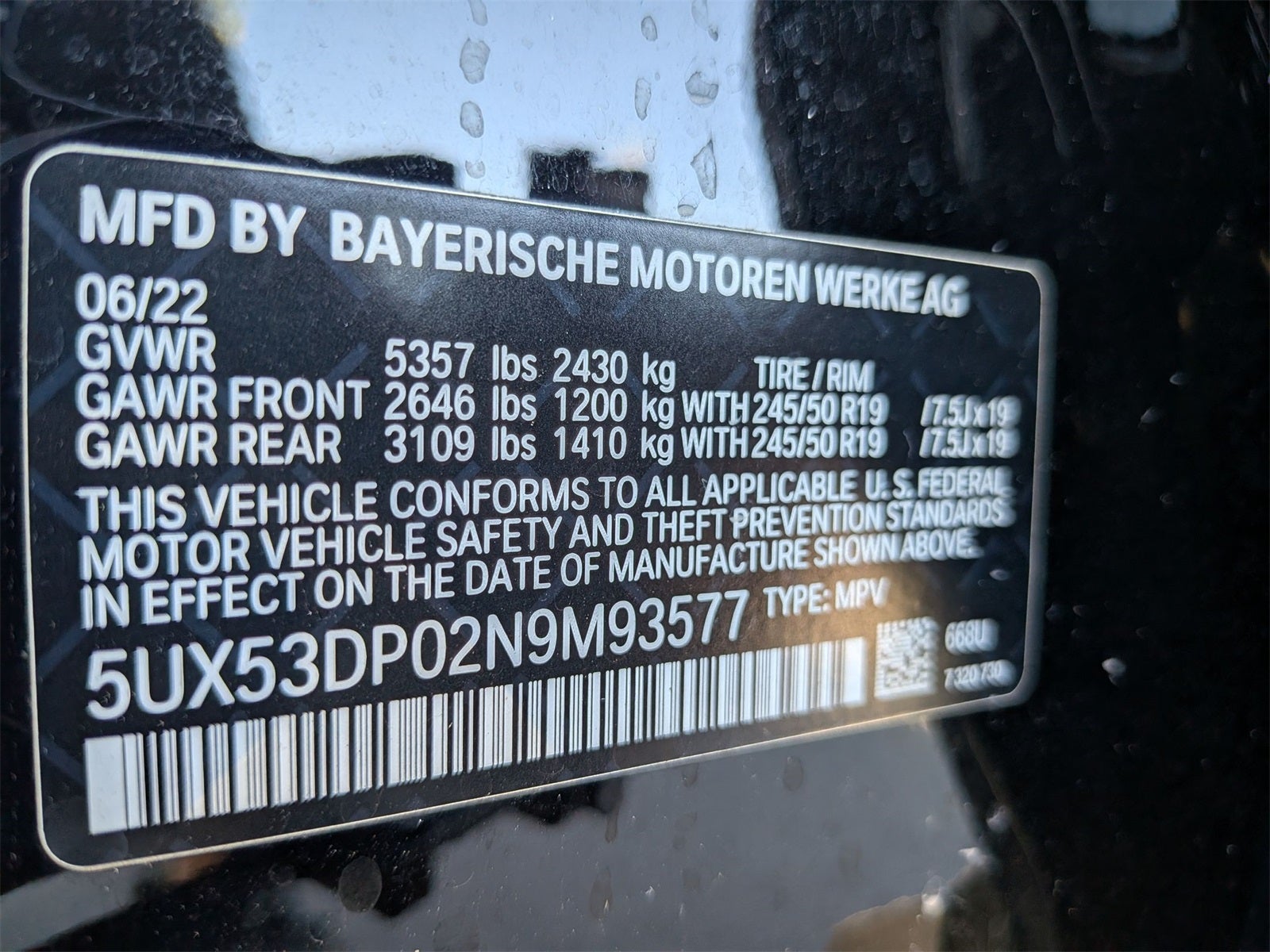 2022 BMW X3 xDrive30i