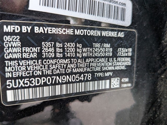 2022 BMW X3 xDrive30i