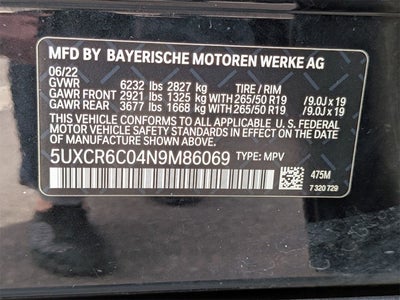 2022 BMW X5 xDrive40i