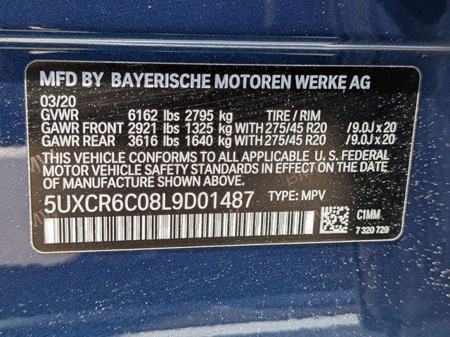 2020 BMW X5 xDrive40i