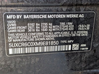 2021 BMW X5 xDrive40i